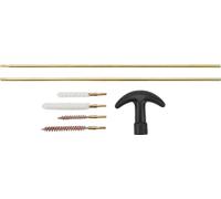 Barre de nettoyage de fût Kit 4,5 mm 5,5 mm Nettoyeur de tube cuivre détachable portable poignée confortable -Brosse de tir pour la chasse