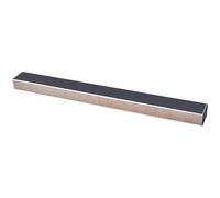 Barre de nivellement pour frettes de guitare, 40 cm, lime de ponçage à 4 faces, alliage d'aluminium, outil de réparation luthier, prise stable, facile à utiliser, pour un travail précis, noir et café