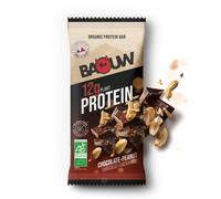 Barre de nutrition protéïnée bio Chocolat Baouw Marron 50 g