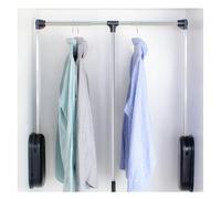 Barre de penderie extensible et réglable - Organisateur de dressing robuste en aluminium, capacité de 30 kg, rail de suspension extensible de 830 à 1150 mm pour un rangement optimal des vête