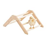 Barre de perchoir pour couveuse - Perchoir en bois naturel antidérapant avec fonction de support stable, accessoire de cage pour poules, perroquets, oiseaux