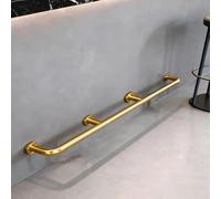 Barre de pied robuste réglable de 1,9 à 2,7 m pour îlots de cuisine, tables à manger et restaurants, repose-pieds durable (250 cm)
