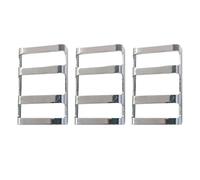 Barre De Piscine À Grande Boucle - Connecteur Robuste Sécurisé 3 Pièces - Boucle Pour Couverture Sécurité Piscine Enterrée | Pour Décoration Espace Extérieur Jardin Cour Patio Pelouse Maison Arrière-C