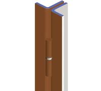 Barre de pivot cornière marron droite hauteur 2200 mm
