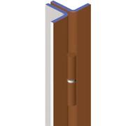 Barre de pivot cornière marron gauche hauteur 2200 mm