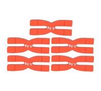 Barre de Poids de Raquette, Bandes d'équilibrage de Poids en Silicone, Petite Taille, Paquet de 5 pour l'entraînement Sportif (Rouge)