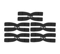 Barre de Poids de Raquette, Bandes d'équilibrage de Poids en Silicone, Petite Taille, Paquet de 5 pour l'entraînement Sportif (Black)