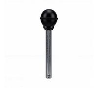 Barre de Poids en Acier avec Tête de Bille pour Équipement de Gym, 10x80mm | Verrouillage sécurisé intégré, tige robuste pour charge lestée, usage domestique et commercial