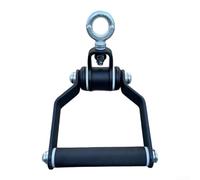 Barre de poignée d'exercice pour machines à câble et entraîneurs de force avec acier de calibre 45 et construction lestée de 1,6 kg