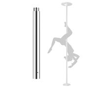 Barre de pole dance à fixation permanente au plafond, barre de danse professionnelle pour le fitness et les clubs à domicile - Barre de danse verrouillable avec kit d'extension, barre de pol
