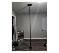 Barre de pole dance à fixation permanente au plafond, idéale pour le fitness et le strip-tease à usage commercial. Kit de barre de danse, barre fixe/rotative réglable pour la maison, concept