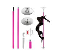 Barre de Pole Dance Pôle de Danse Professionnelle Portable Rose 4cm Pour Club Gym