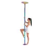 Barre de Pôle Dance Professionnelle Hauteur Réglable,Diamètre du Tube 45 mm Portable Barre de Pole Dance Colorée,Pour Fitness, Danse et Exercices Physiques