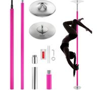 Barre de Pole Dance Professionnelle-VEVOR-Pôle de Danse Statique et Rotatif-Kit de Danse à la Barre Verticale-pour Club Gym