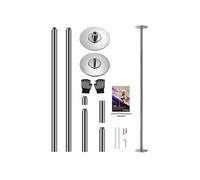 Barre de pole danse - SereneLife - chrome - Portable et Amovible Chrome G