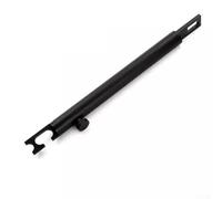 Barre de polissage télescopique en aluminium pour portes de véhicules et rabats de coffre, longueur et serrage réglables par bouton pour une utilisation sûre (noir)