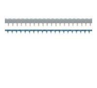 Hager Barre de pontage KBN863C 3 pôles + neutre - languettes - 24 modules