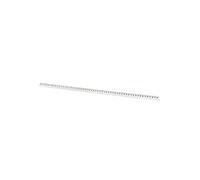 Barre de pontage cuivre fourche KBBU-2x28 - 2 pôles - 63A - 1013mm - Blanc
