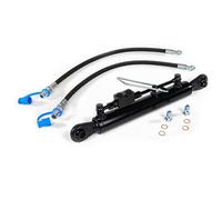 Barre de Poussée Hydraulique CAT1-1 avec bloc de blocage 410-570 mm avec 2 tuyaux.