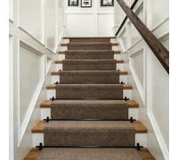Barre de presse à tapis pour tringle d'escalier - Support de tapis de 24 à 40 pouces de long pour escalier de musée de théâtre d'appartement, tube en laiton creux de 12,7 mm(36inch/91cm)