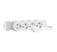 Barre de prise - plusieurs prises avec 4 prises (4 fois) pour fixation