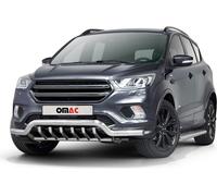Barre de protection avant Barre de protection avant pour Ford Kuga 2017-2025 avec ABE Acier argenté