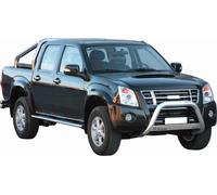 Barre de protection avant pour Isuzu D-Max 2006-2012 ø63mm acier argent Protection