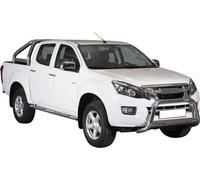 Barre de protection avant pour Isuzu D-Max 2012-2019 ø63mm acier argent Protection