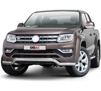 Barre de protection avant Protection pour VW Amarok 2016-2021 avec ABE Acier argenté