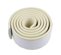 Barre de protection contre les chocs - 2 m de long - En caoutchouc épais | Flexible, jaune, autocollant, s'adapte aux surfaces irrégulières, décoratif pour les tuyaux de gaz