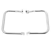 barre de protection du moteur Pour Heritage Pour Softail FLSTC Et FLST 2000-2017 Motos Barres De Protection Sacoches Arrière(Chrome)