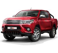 Barre de protection frontale Barre de protection frontale pour Toyota Hilux 2015-2022 avec ABE acier noir