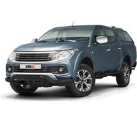 Barre de protection frontale pour Fiat Fullback 2016-2021 avec ABE acier noir