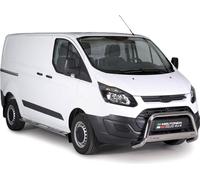 Barre de protection frontale pour Ford Transit Custom empattement court 2013-2017 Gris Ø 63 mm