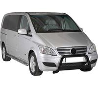 Barre de protection frontale pour Mercedes Vito Viano 2010-2014 ø63 acier noir