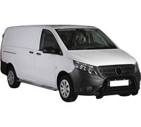 Barre de protection frontale pour Mercedes Vito Viano 2015-2019 ø63 acier noir