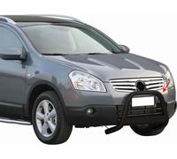 Barre de protection frontale pour Nissan Qashqai +2 2008-2013 ø63mm acier noir