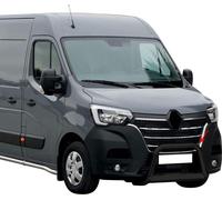 Barre de protection frontale pour Renault Master 2019-2025 ø63mm acier noir