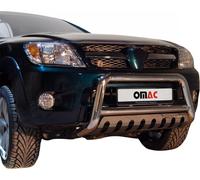 Barre de protection frontale pour Toyota Hilux 2005-2015 avec ABE Acier inoxydable Argent