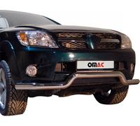 Barre de protection frontale pour Toyota Hilux 2005-2015 Low avec ABE acier argenté