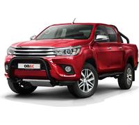Barre de protection frontale pour Toyota Hilux 2015-2022 avec ABE Noir