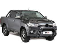 Barre de protection frontale pour Toyota Hilux 2016-2018 ø76mm acier noir