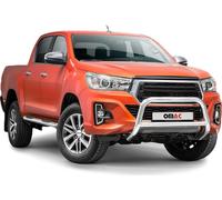 Barre de protection frontale pour Toyota Hilux 2018-2022 ABE acier argenté