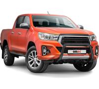 Barre de protection frontale pour Toyota Hilux 2018-2022 avec ABE noir acier inoxydable