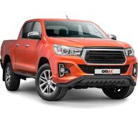 Barre de protection frontale pour Toyota Hilux 2018-2022 Low avec ABE acier noir