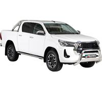 Barre de protection frontale pour Toyota Hilux 2021-2025 ø63mm acier argent Protection