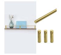 barre de protection pour étagère Ensemble de Barrière de Sécurité Métallique pour Étagère de Galerie, Barrière de Sécurité de Longueur Personnalisable, Barre de Décorative en Tiges(B,L-52cm/20.5in)