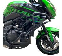 Barre de Protection supérieure inférieure du Moteur de Moto Versys650 Protection de Cadre de Pare-Chocs Contre Les Chutes Compatible avec K-awasaki Versys 650 KLE650 2015-2021 (1 Ensemble)