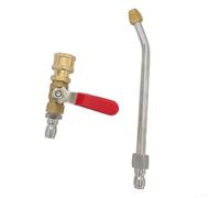 Barre de pulvérisation de nettoyage pour climatiseur avec interrupteur de valve, baguette de nettoyeur haute pression 3500 psi, connexion rapide 1/4 pour nettoyage extérieur de fenêtre de voiture, kit