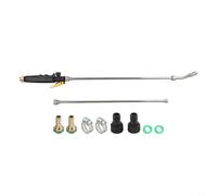 Barre de pulvérisation en mousse de rechange pour pulvérisateur de mousse en acier inoxydable, nettoyeur haute pression avec vanne d'arrêt, lance de pulvérisation (72 cm)